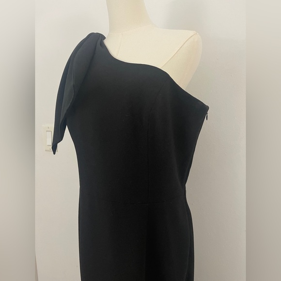 Dress the Population Tiffany One-Shoulder Midi Dress Black Size XL - Picture 9 of 14